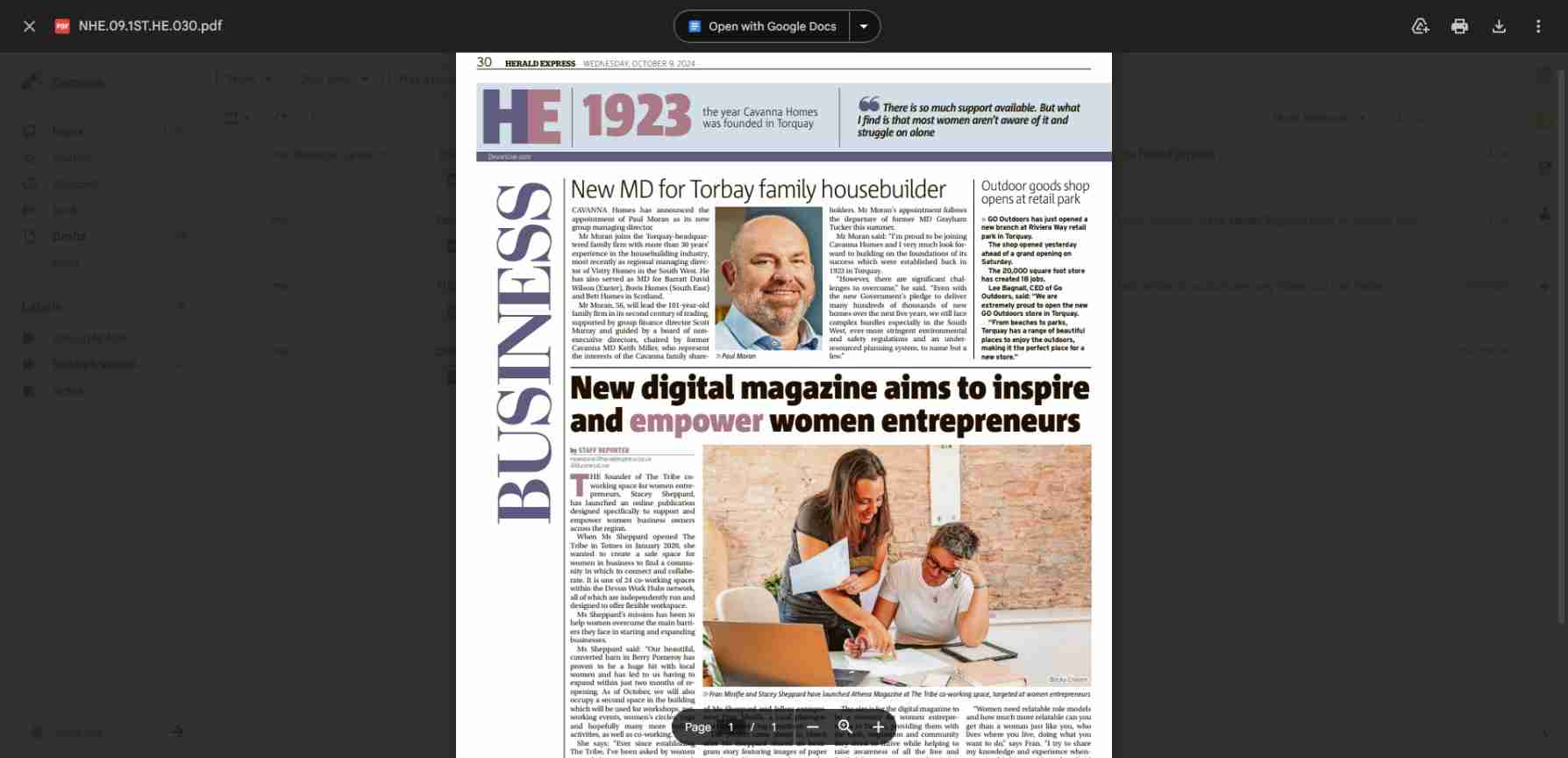 screenshot athena mag in herald express